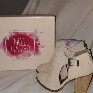 Never worn Not Rated Booties